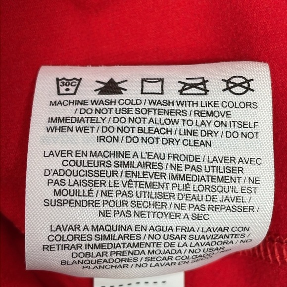 Nike Pro Dri Fit Long Sleeve Turtleneck Top Red S - Picture 12 of 16